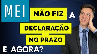 MEI  Declaração fora do Prazo  Como fazer Como pagar a multa Tudo pelo Celular [upl. by Anaillil387]