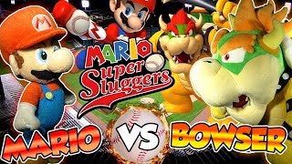 ABM Mario Vs Bowser  Mario Super Sluggers  Gameplay Match  HD [upl. by Noit]