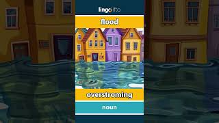 🇬🇧🇳🇱 flood  overstroming  vocabulary builder  learn English  laten we Engels leren [upl. by Holbrook]