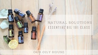 ESSENTIAL OIL 101 CRASH COURSE  ONLINE OIL CLASS [upl. by Mckee]