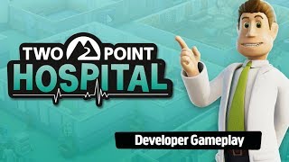 Two Point Hospital  Official gameplay with bonus developer commentary ESRB [upl. by Atoked]