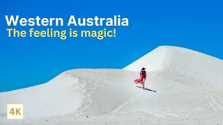 Explore the spectacular Lancelin Sand Dunes  Western Australia  Cinematic travel preview 4K [upl. by Helbon]