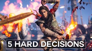 5 Hard Decisions  Assassins Creed Odyssey [upl. by Esli]