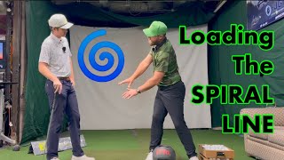 Load the SPIRAL LINE for a powerful Golf Swing [upl. by Drona]