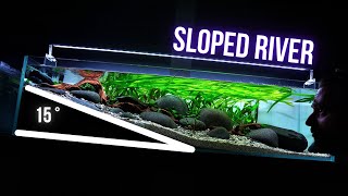 I made INCREDIBLE SLOPED RIVER TANK  HILLSTREAM AQUARIUM Step by step AQUASCAPING TUTORIAL  EP1 [upl. by Juta45]