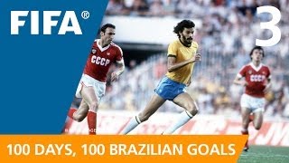 100 Great Brazilian Goals 3 Socrates Spain 1982 [upl. by Neetsirhc398]