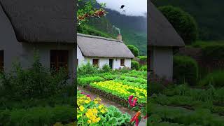 A beautiful green avenue of food garden countryside [upl. by Nerred]