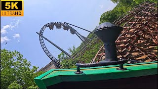 Thunderation POV 5K Worlds BEST MINE TRAIN Silver Dollar City Branson MO [upl. by Esilahc31]