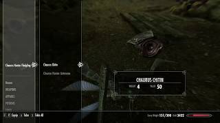 How to get Chaurus Hunter Antennae ingredient  Skyrim Special Edition [upl. by Annahsad675]