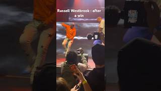 Russell Westbrook dancing to bino rideaux🔥 [upl. by Ddene682]