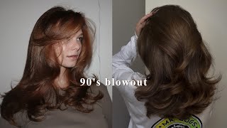 HOW TO DO THE PERFECT 90S BLOWOUT LIKE A PRO [upl. by Davies371]