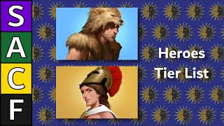 Civ VI  Heroes Tier List [upl. by Akiraa864]