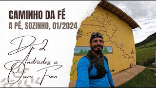 Caminho da Fé a pé 318km em 8 dias Sozinho Ep 2 [upl. by Iramaj]