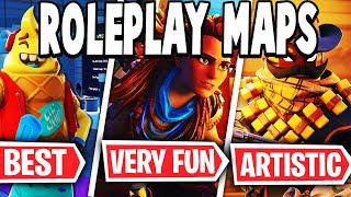 TOP 50 Best ROLEPLAY Creative Maps In Fortnite  Fortnite Roleplay Map CODES [upl. by Liag38]