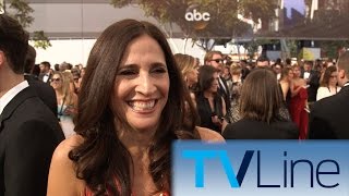 Michaela Watkins quotCasualquot Interview at Emmys 2016  TVLine [upl. by Marybelle]