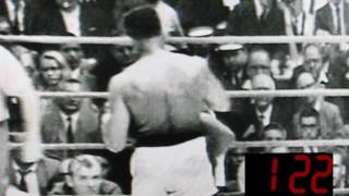 Ali Clay Liston Round 6 of 1st Clay Ali Liston fight with original radio broadcast [upl. by Iadrahs]