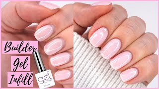 THE GEL BOTTLE INC BUILDER GEL INFILL ON NATURAL NAILS  WATCH ME WORK [upl. by Eden]