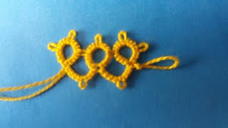 Tatting for beginners  3 [upl. by Saleem549]