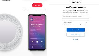 Unidays student offer  apple music  how to sign up unidays account [upl. by Manlove886]