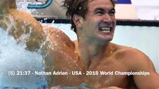 Top 10 Fastest 50m Freestyle Times Ever [upl. by Werd]