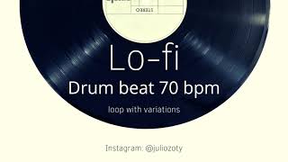 Lofi Drum beat  70 BPM noCopyrite [upl. by Prinz630]