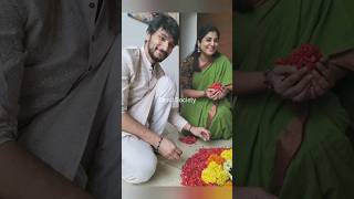 💚 Gautham Karthik With Manjima Mohan Onam Celebrations 💚 tamilsociety trending marriage wedding [upl. by Inuat]