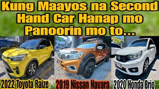 Kung Maayos na Second Hand Car Hanap mo Panoorin mo to  Used Car for Sale [upl. by Llevol]