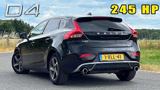 VOLVO V40 D4 STAGE 1  REVIEW on AUTOBAHN [upl. by Lleddaw192]