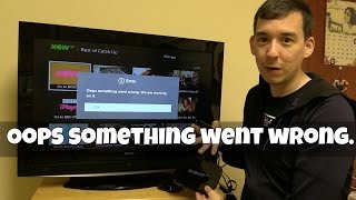 NowTV  Oops something went wrong [upl. by Leeth900]