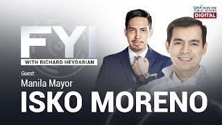 Exclusive interview with Manila Mayor Isko Moreno  FYI with Richard Heydarian [upl. by Anauqed]