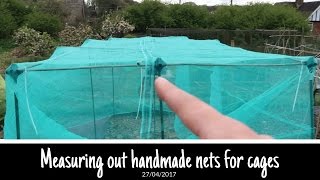 DIY nets for brassicas and other fruit and vegetables in the garden  allotment [upl. by Domineca]