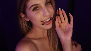 Pen Noms Hand Movements amp Verbal Triggers 💜 ASMR [upl. by Hcab786]