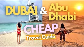 Dubai amp Abu Dhabi Budget Travel Guide w Costs amp Itinerary 2024 • ₱15000 for 4 DAYS [upl. by Cohby]