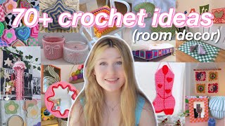 70 CROCHET ROOM DECOR IDEAS beginner friendly for the most part [upl. by Hereld453]