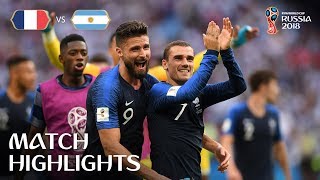 France v Argentina  2018 FIFA World Cup  Match Highlights [upl. by Karin]