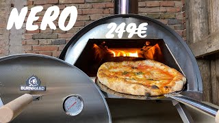 Holzofenpizza Kein Problem mit dem Burnhard NERO🔥  Unboxing  erster Test 🍕 [upl. by Nyram]