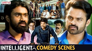 quotIntelligentquot Movie Comedy Scenes  Hindi Dubbed Movie  Sai Dharam Tej Lavanya Tripati Thaman [upl. by Norved]