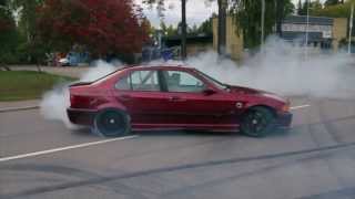 BMW E36 325 Turbo Tireslayer TEAM ARG [upl. by Aohk]