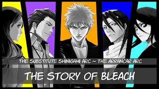 The Story of BLEACHRecap from Substitute Shinigami Arc to Arrancar Arc [upl. by Aitra183]