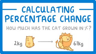 GCSE Maths  How to Calculate Percentage Change Increase or Decrease 94 [upl. by Ronalda853]