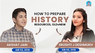 HISTORY  BOOKS OLD or NEW NCERTs By Akshat Jain IAS and Srushti J Deshmukh IAS UPSC 2018 [upl. by Bennion]