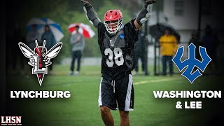 Lynchburg Hornets vs Washington and Lee University Generals Mens Lacrosse [upl. by Lupiv]