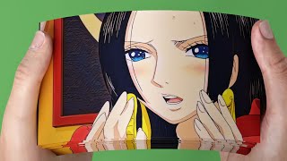 Hancock Falls In Love With Luffy Flipbook  One Piece Flipbook [upl. by Atsyrk]