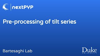 2024 Virtual Workshop on Singleparticle CryoET in nextPYP Webinar PreProcessing [upl. by Artair]