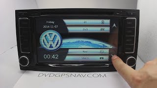 VW Touareg Navigation DVD GPS Radio Head Unit Volkswagen Touareg Multimedia System [upl. by Monahan547]