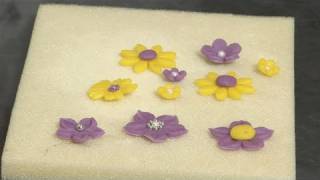 How To Create Marzipan Flowers [upl. by Yatnohs]