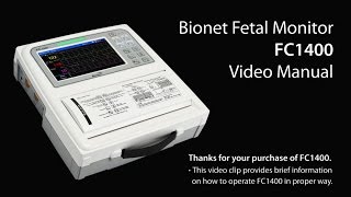 Bionet FC1400 Video Manual N [upl. by Ahsaret]