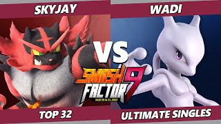 Smash Factor 9  Skyjay Incineroar Vs WaDi ROB Ice Climbers Mewtwo SSBU Ultimate Tournament [upl. by Zehc213]