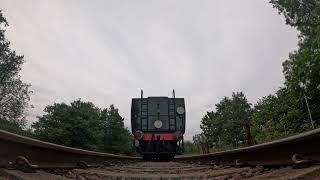 Sir Archibald Sinclair on the Bluebell Railway Center of Track 30 August 2024 [upl. by Jac]