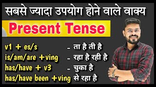 Present Tense in English Grammar  Present Tense in full Detail  Simple Continuous Perfect amp PC [upl. by Derwon]